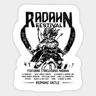 Festival Radahn a Festival Radahn a Festival Radahn 47 Sticker